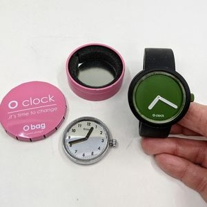 O'Clock Watch Band and 2 Faces